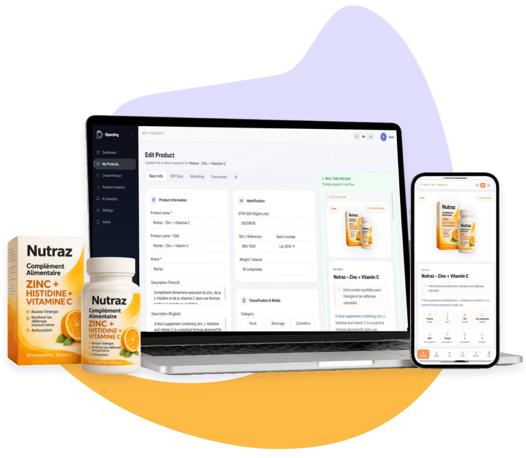 Plateforme Dipacking