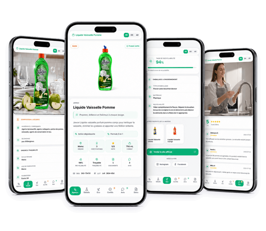 Page produit digitale Dipacking
